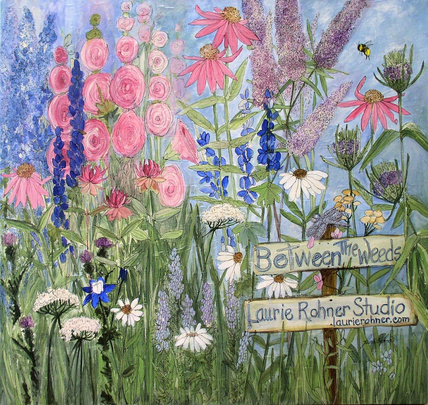 laurie rohner acrylic garden art